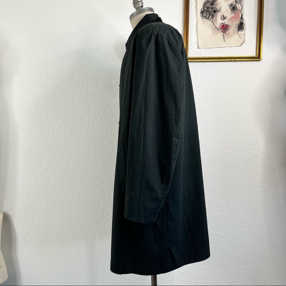 Reversible Turist Pinstripe Trench Midi Jacket - Picture 7 of 14